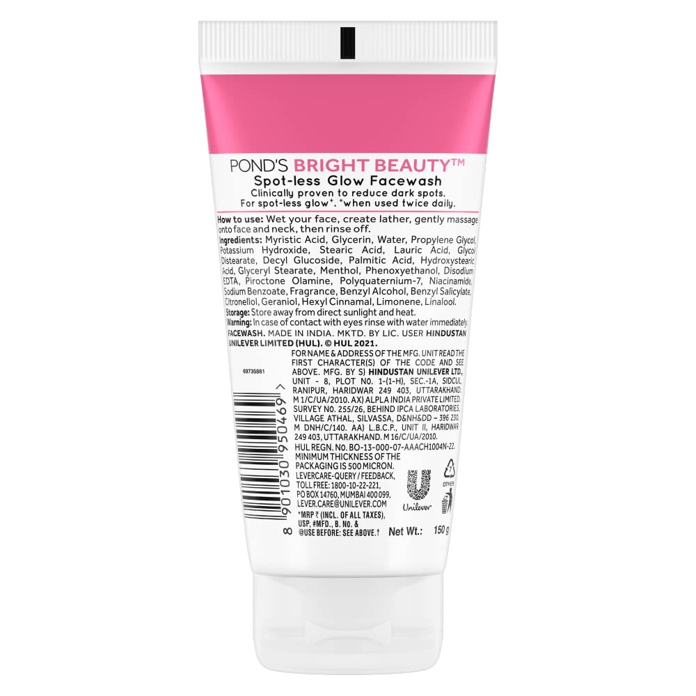 POND'S Bright Beauty Spotless Glow Facewash with Vitamin B3 150g – view 2