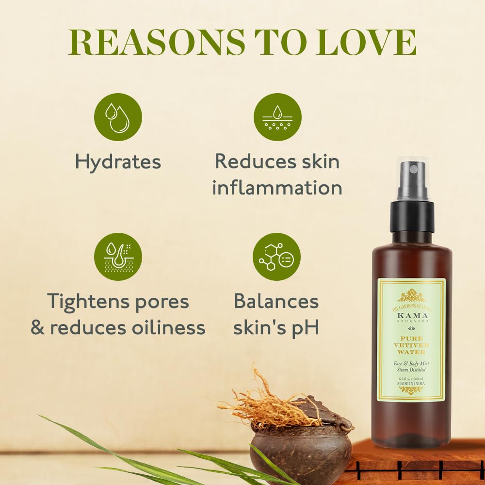 Kama Ayurveda Pure Vetiver Water, 50ml – view 3