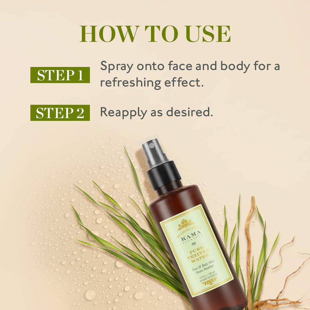 Kama Ayurveda Pure Vetiver Water, 50ml – view 4