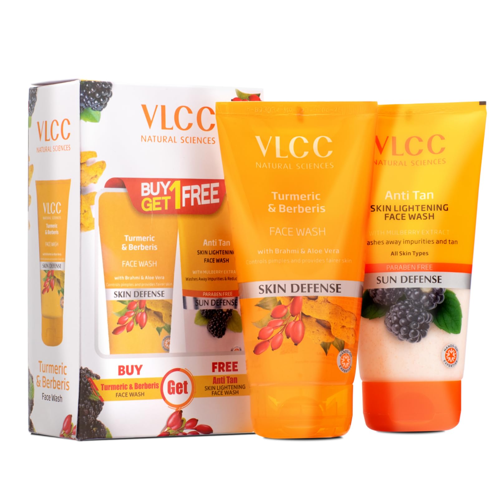 VLCC face wash duo with turmeric and berberis 150 ml