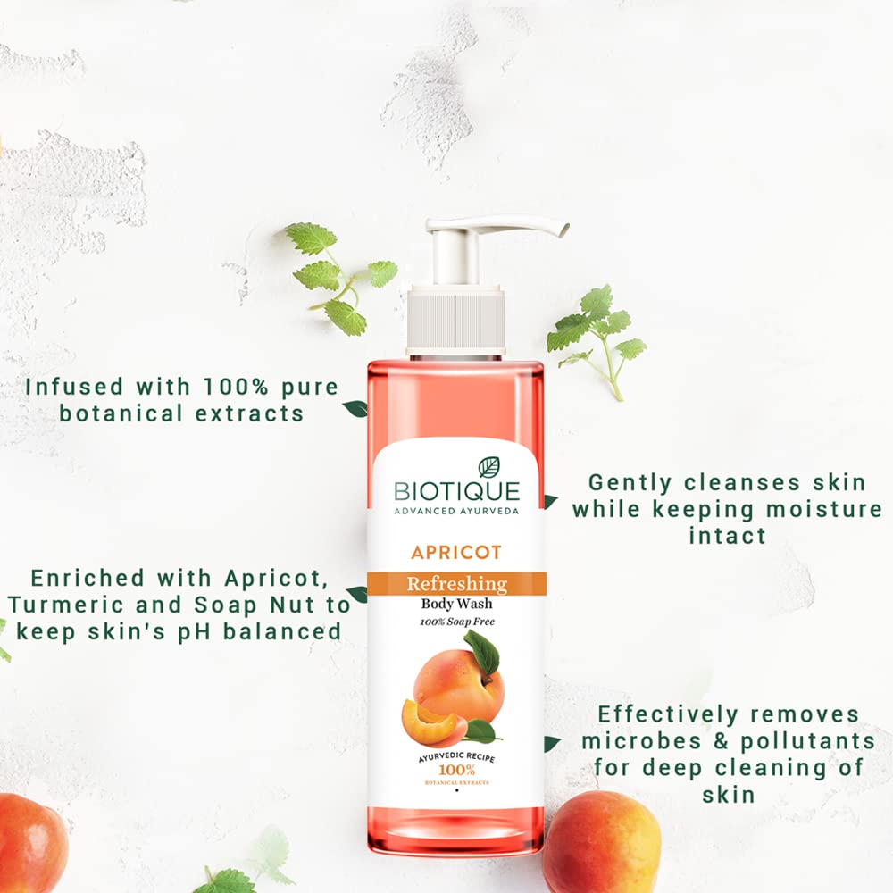 Biotique Bio Apricot Refreshing Body Wash – view 2
