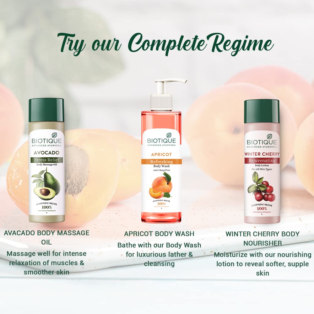 Biotique Bio Apricot Refreshing Body Wash – view 3