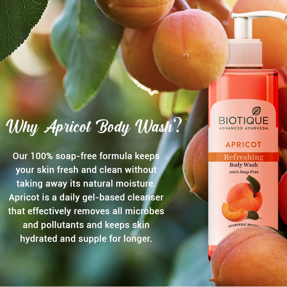 Biotique Bio Apricot Refreshing Body Wash – view 4