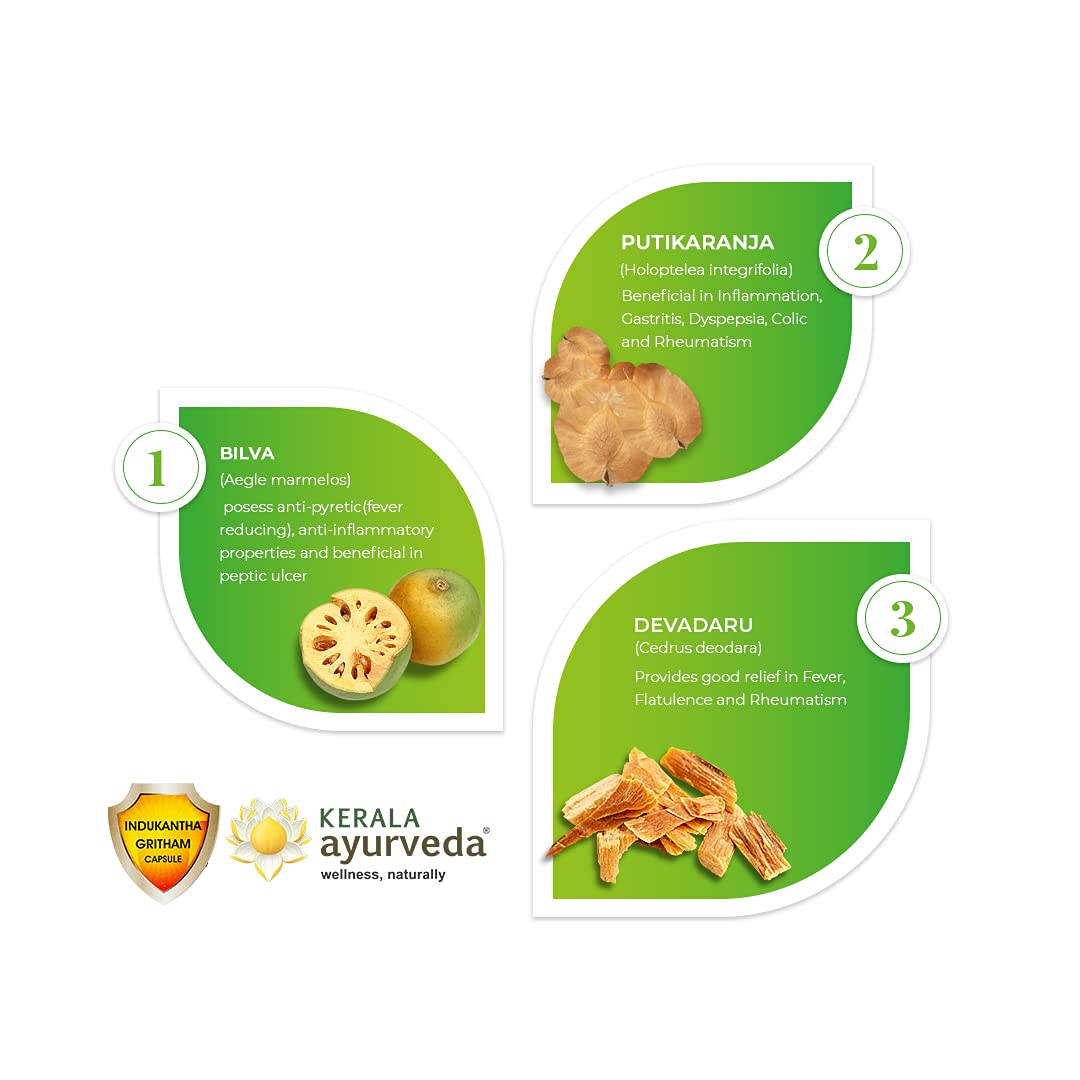 Kerala Ayurveda Indukantha Gritham Capsule - 100 Count – view 5