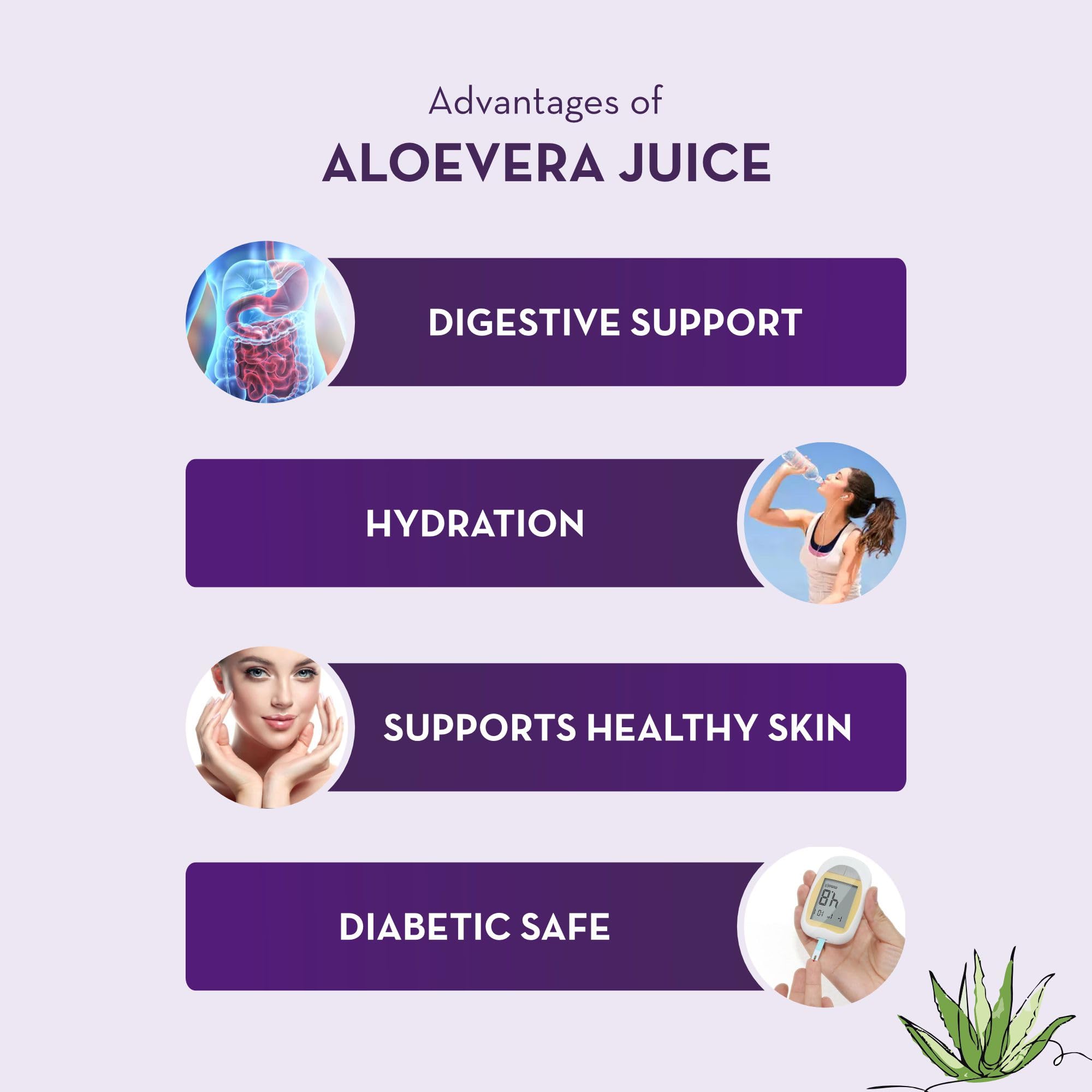 Baidyanath Asli Ayurved Aloe Vera Juice With Pulp, All Natural Tonic For Immunity, Better Digestion And Glowing Skin, 1000 Ml – view 4