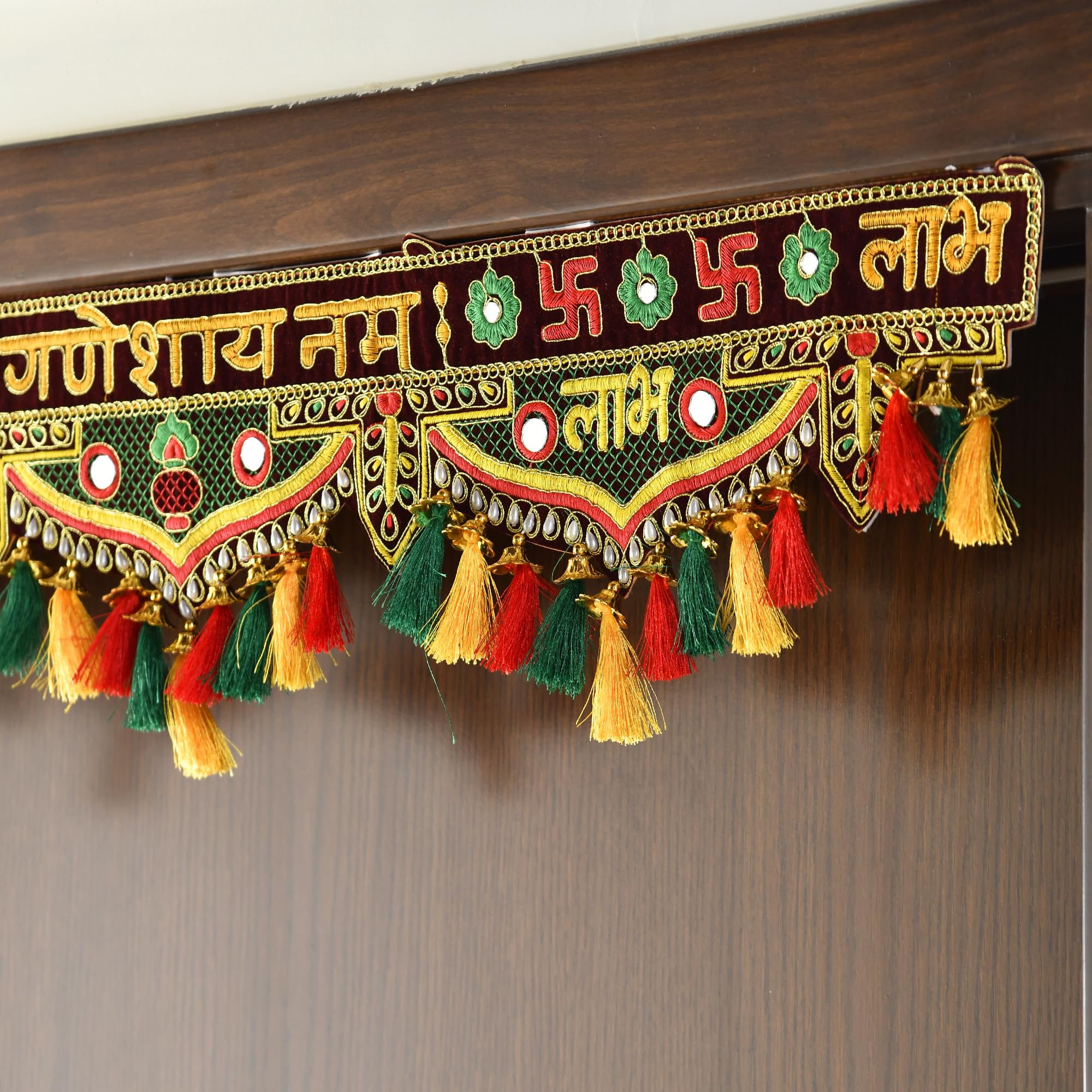 CraftVatika Toran Bandarwal for Home Door Latest Diwali Fancy Traditional mandir Decoration Item – view 4
