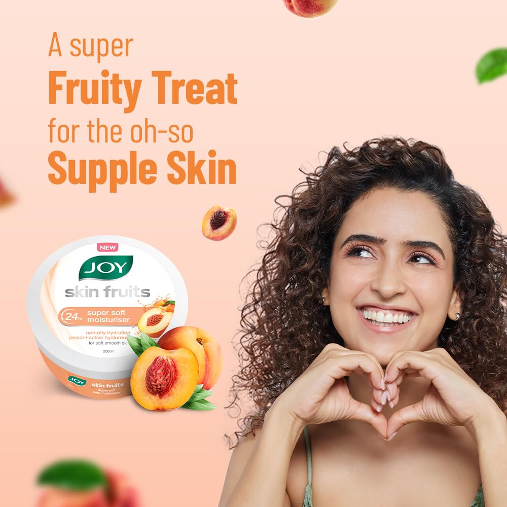 Joy Skin Fruits Super Soft Moisturizer With Peach & Hyaluronic Acid (200ml) – view 2