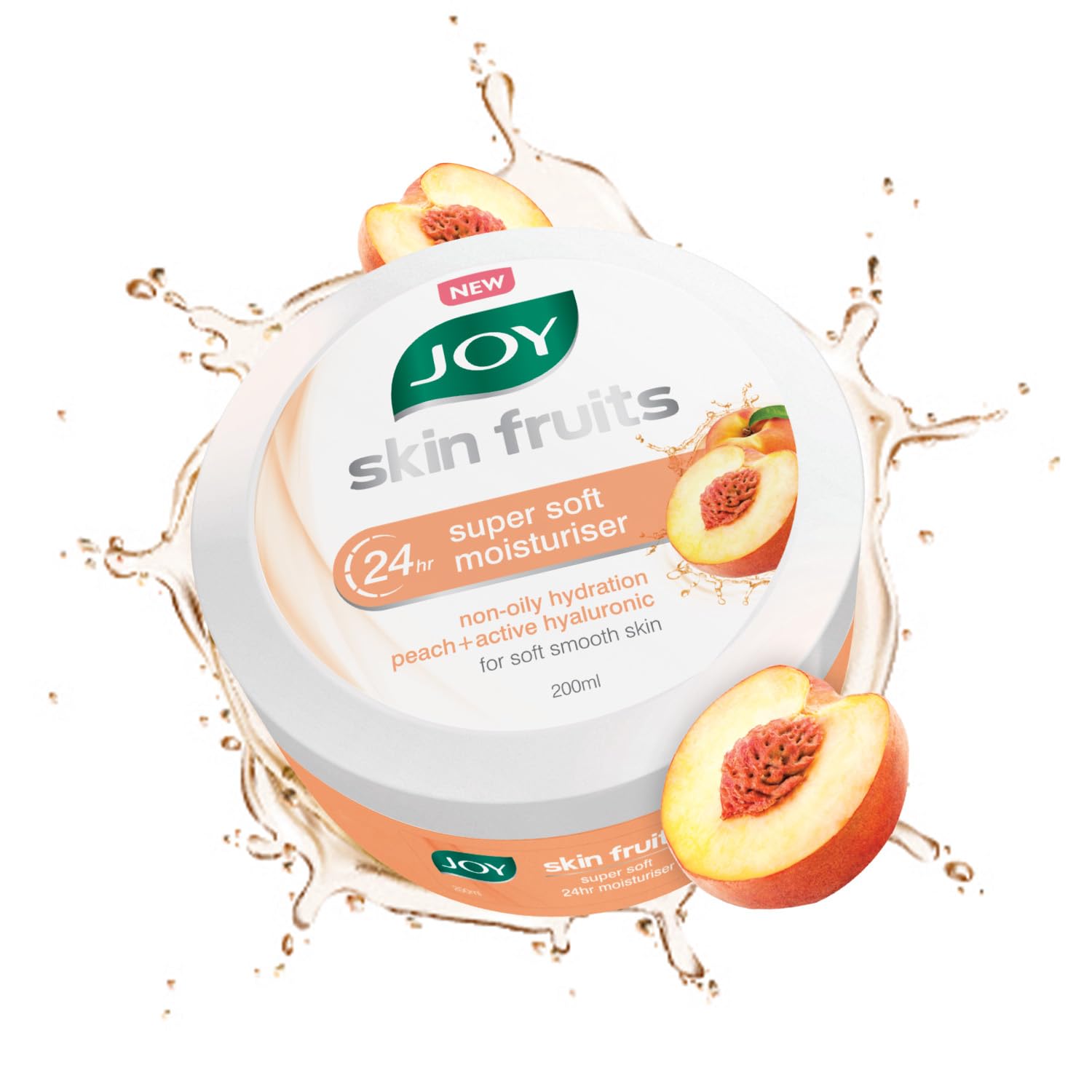 Joy Skin Fruits Super Soft Moisturizer With Peach & Hyaluronic Acid (200ml) – view 7