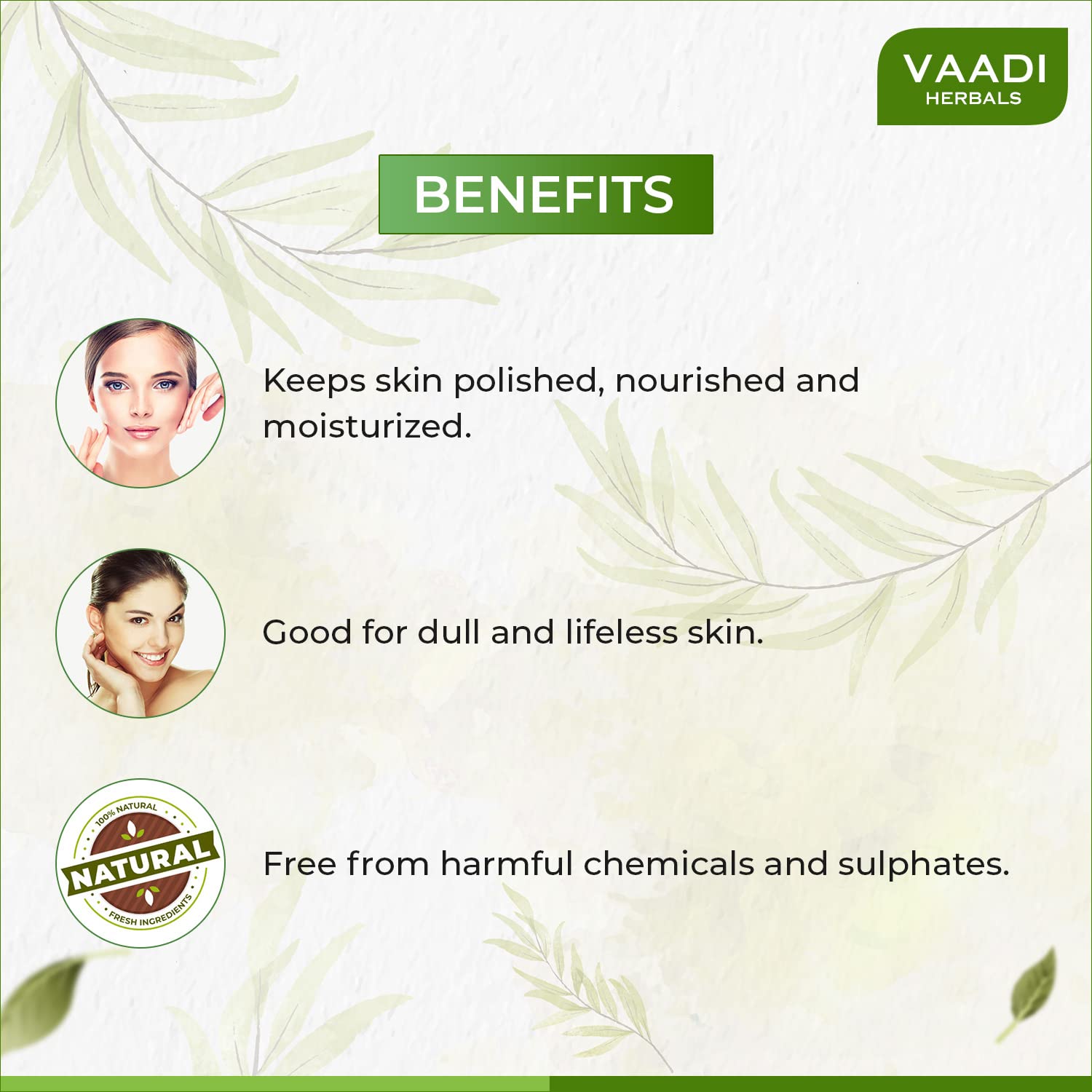 Vaadi Herbals Super Value Enticing Lemongrass Scrub Soap, 75gms x 6 – view 3