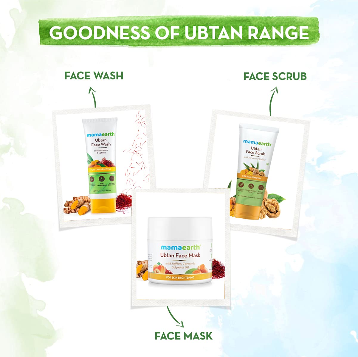 Mamaearth Ubtan Day Cream with SPF 30, with Turmeric & Saffron for Skin Brightening – view 6