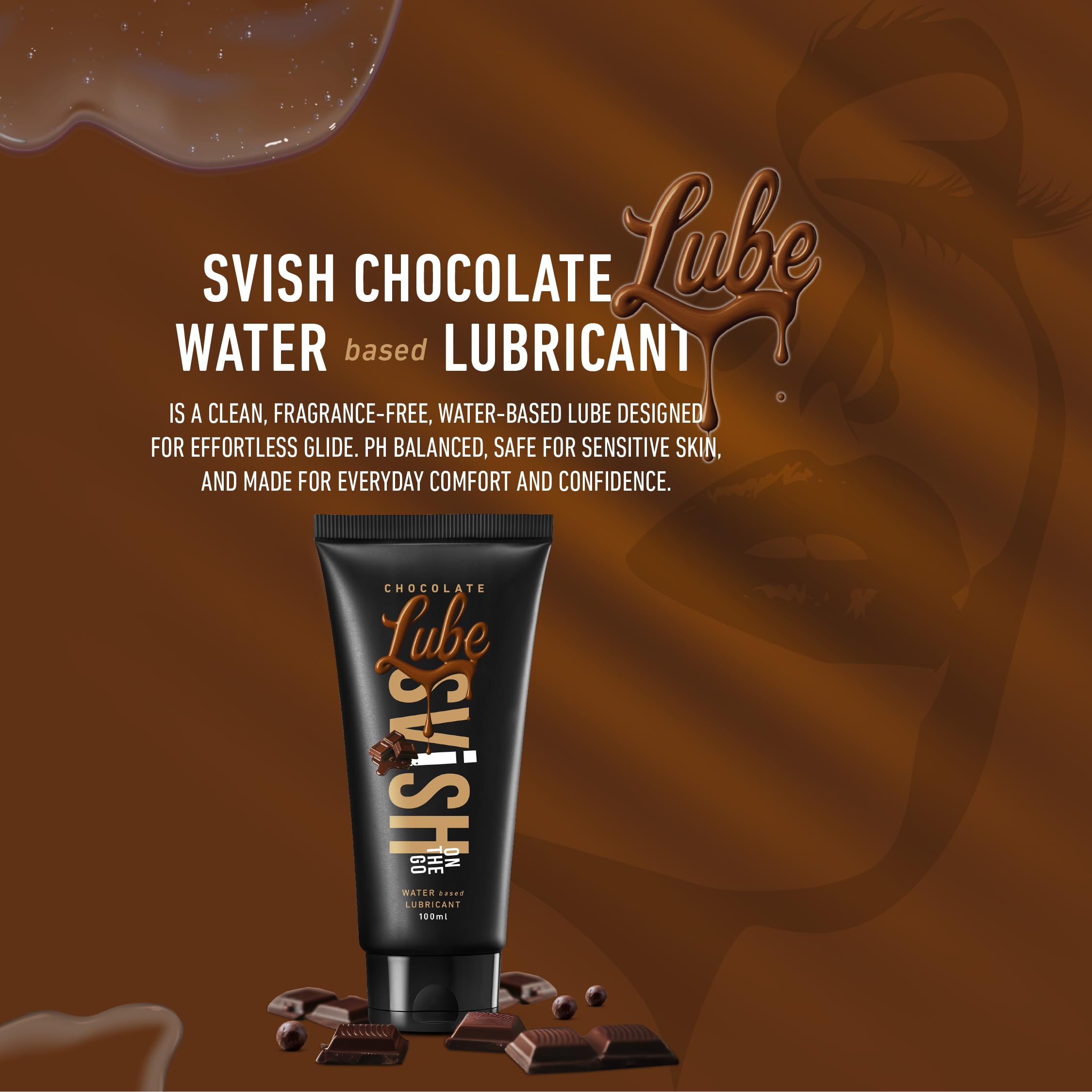 Svish Water Based Edible Chocolate Lubricant – view 3