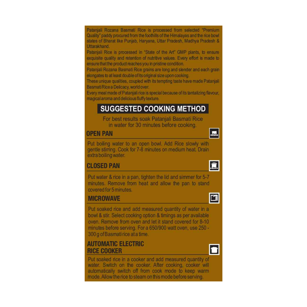 Patanjali Rozana Basmati Rice 1 kg – view 4