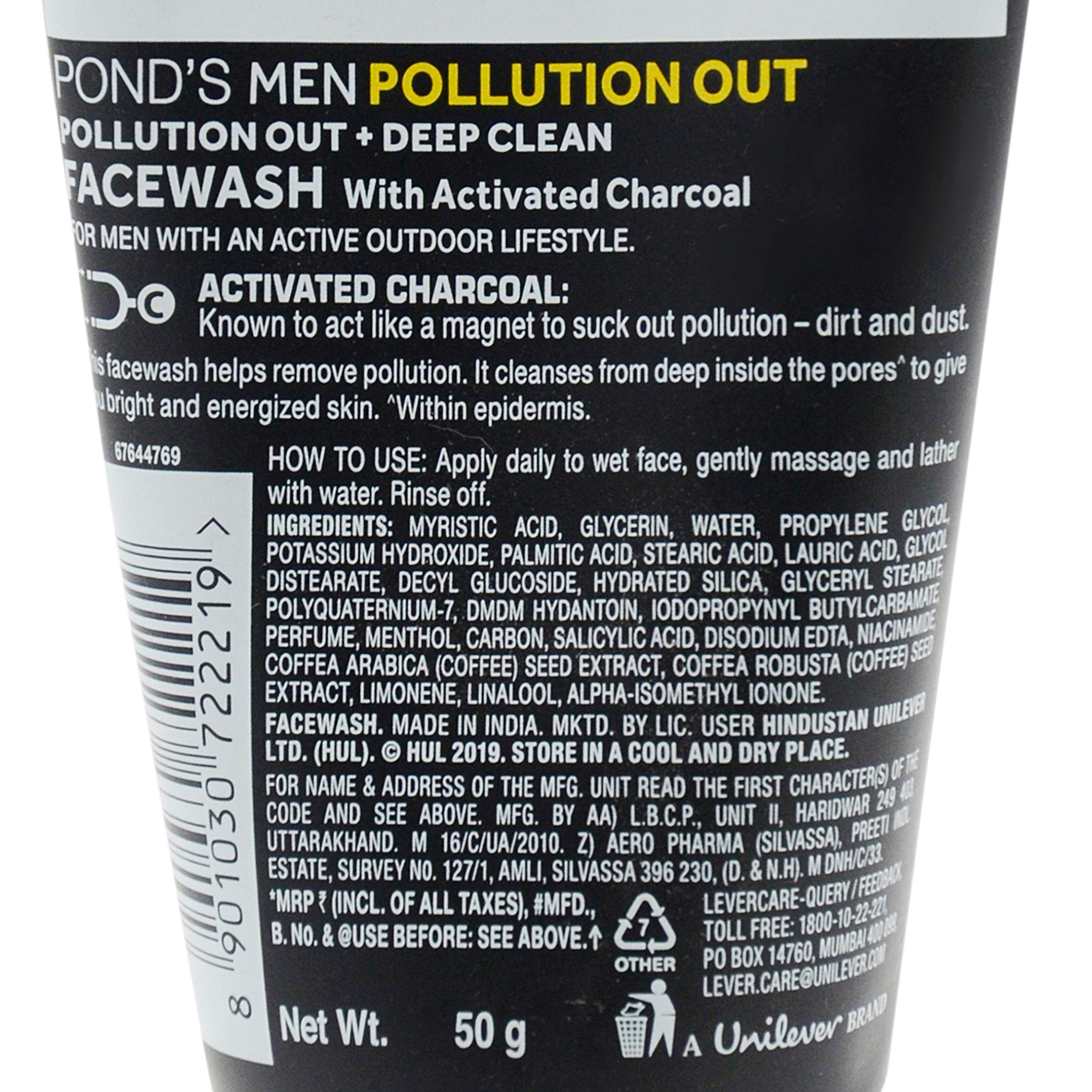 Pond's Men's Polution Out Face Wash, 50g – view 4