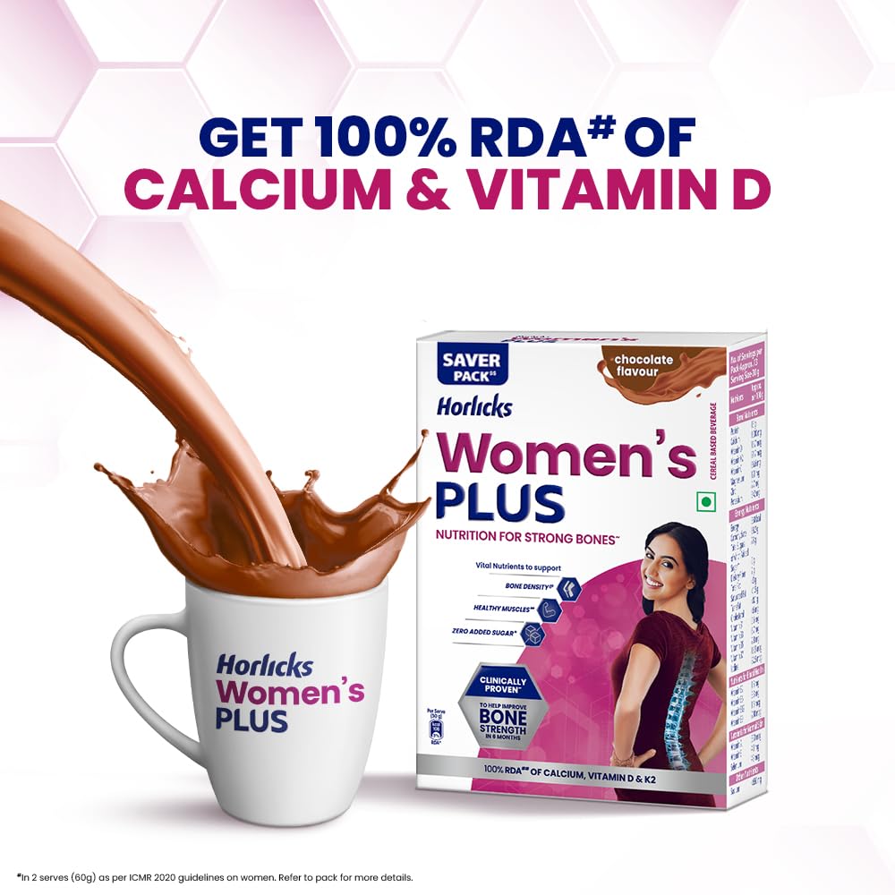 Horlicks Women's Plus Chocolate Refill 400g – view 3