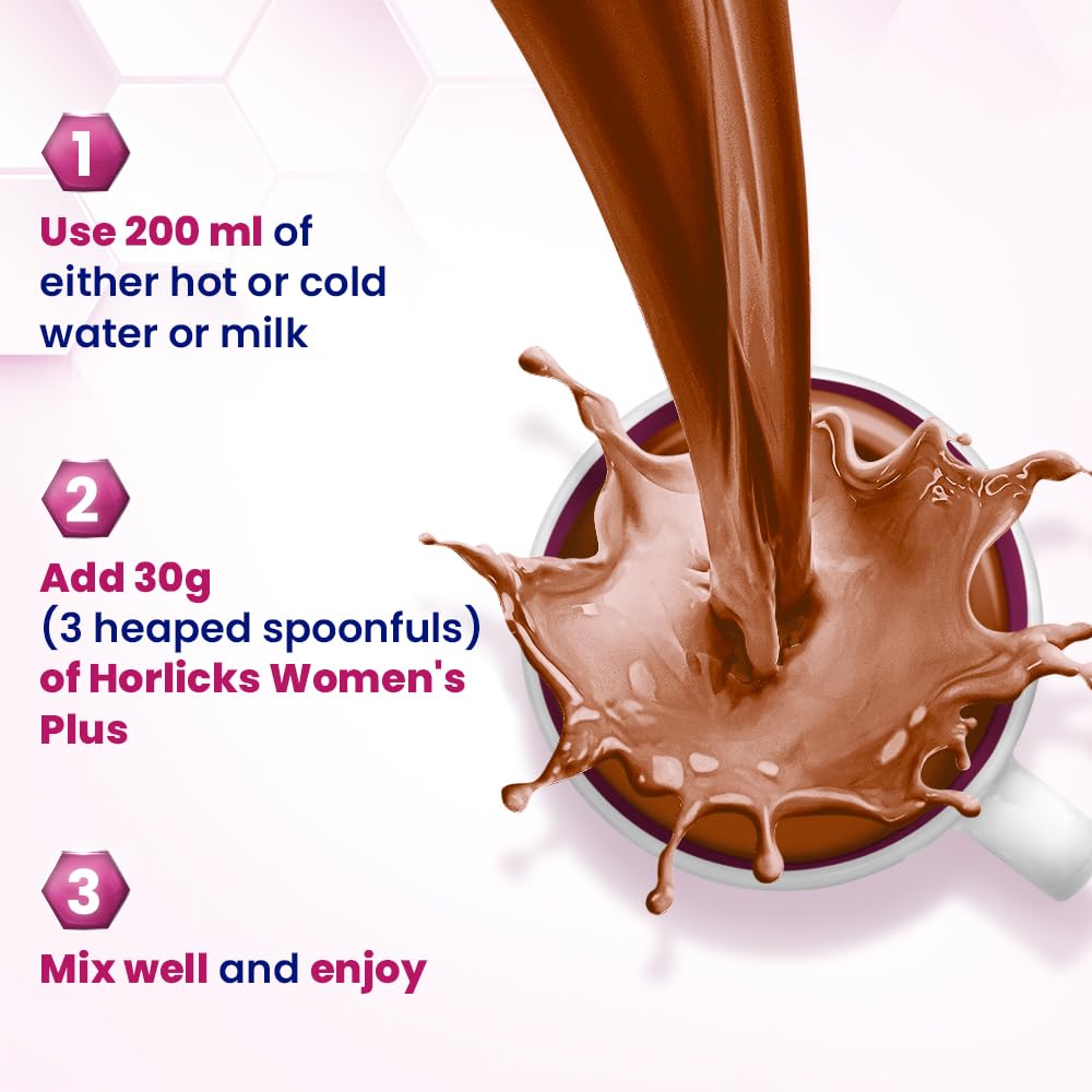 Horlicks Women's Plus Chocolate Refill 400g – view 5