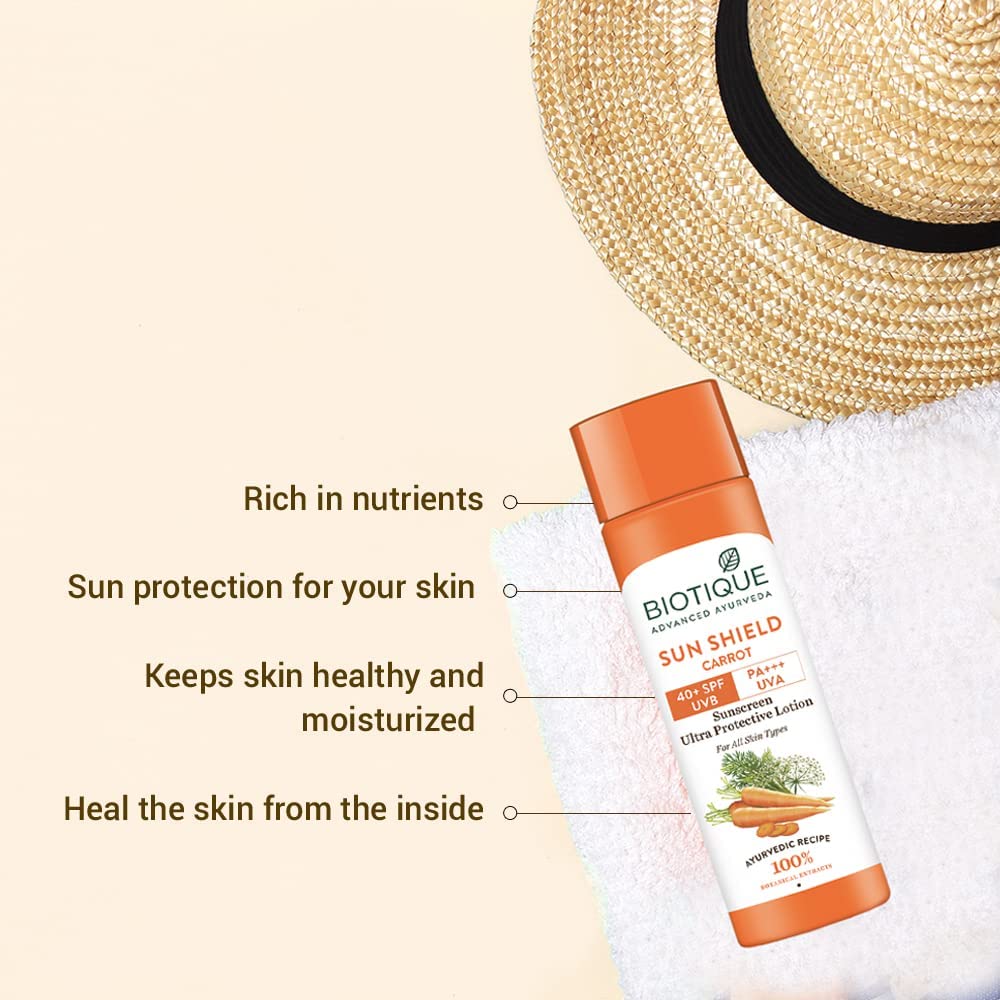 Biotique Bio Carrot Face & Body Sun Lotion – view 3