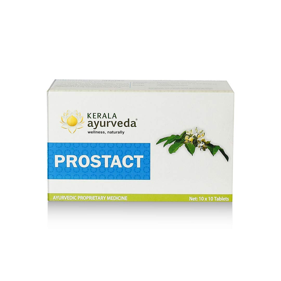 Kerala Ayurveda Prostact 100-tablet bottle front pack shot
