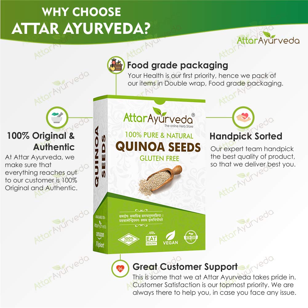Attar Ayurveda Gluten Free Quinoa Seeds (800 Grams) (800 Grams) – view 2