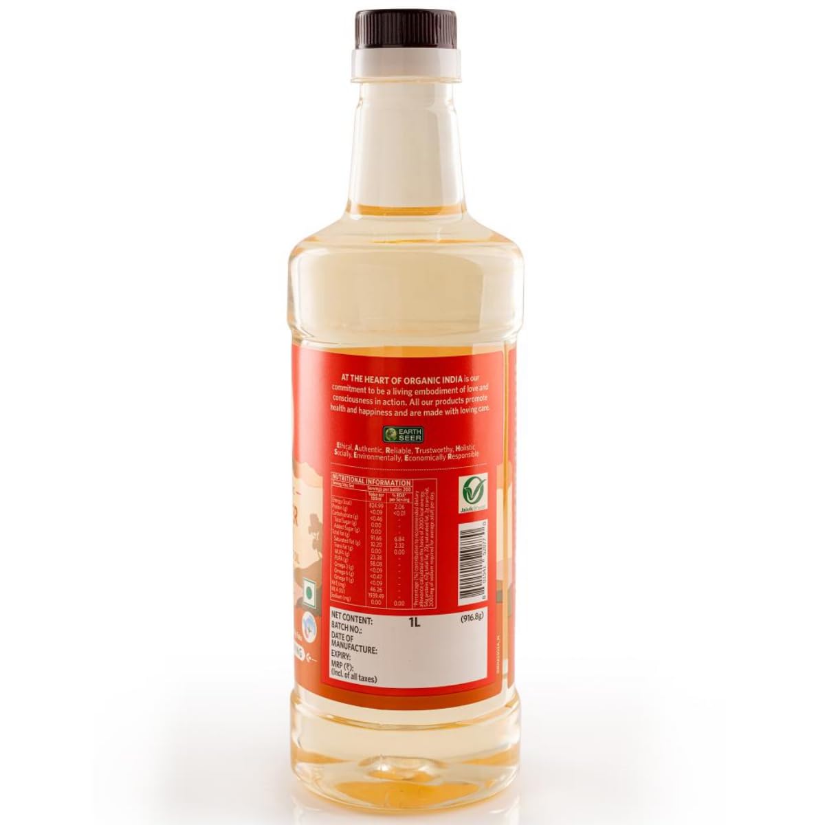ORGANIC INDIA Organic Sunflower Oil 1000 ml – view 9
