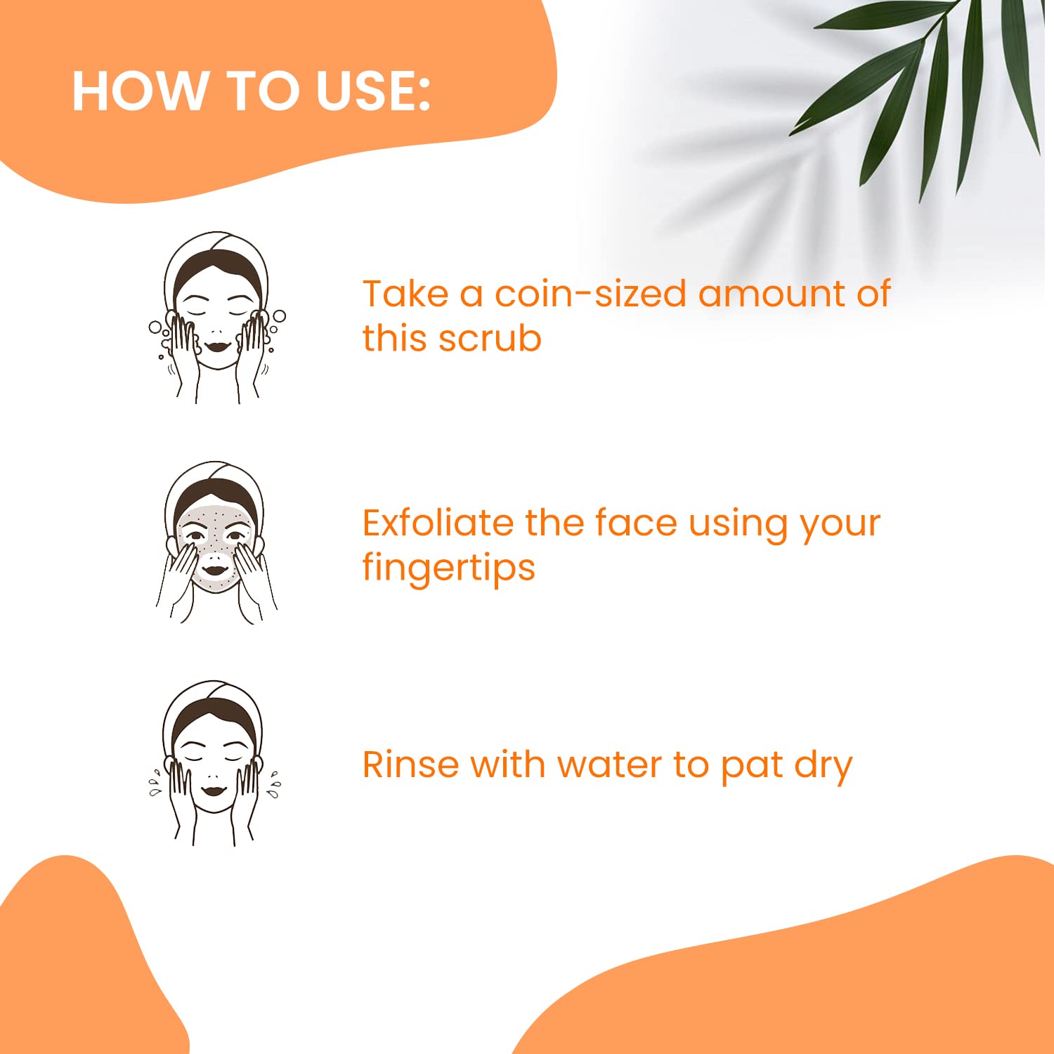 Nutriglow Advanced Organics Vitamin C Lightening Scrub for Exfoliation, Acne Control with Orange Peel Scrub (100 g) – view 6