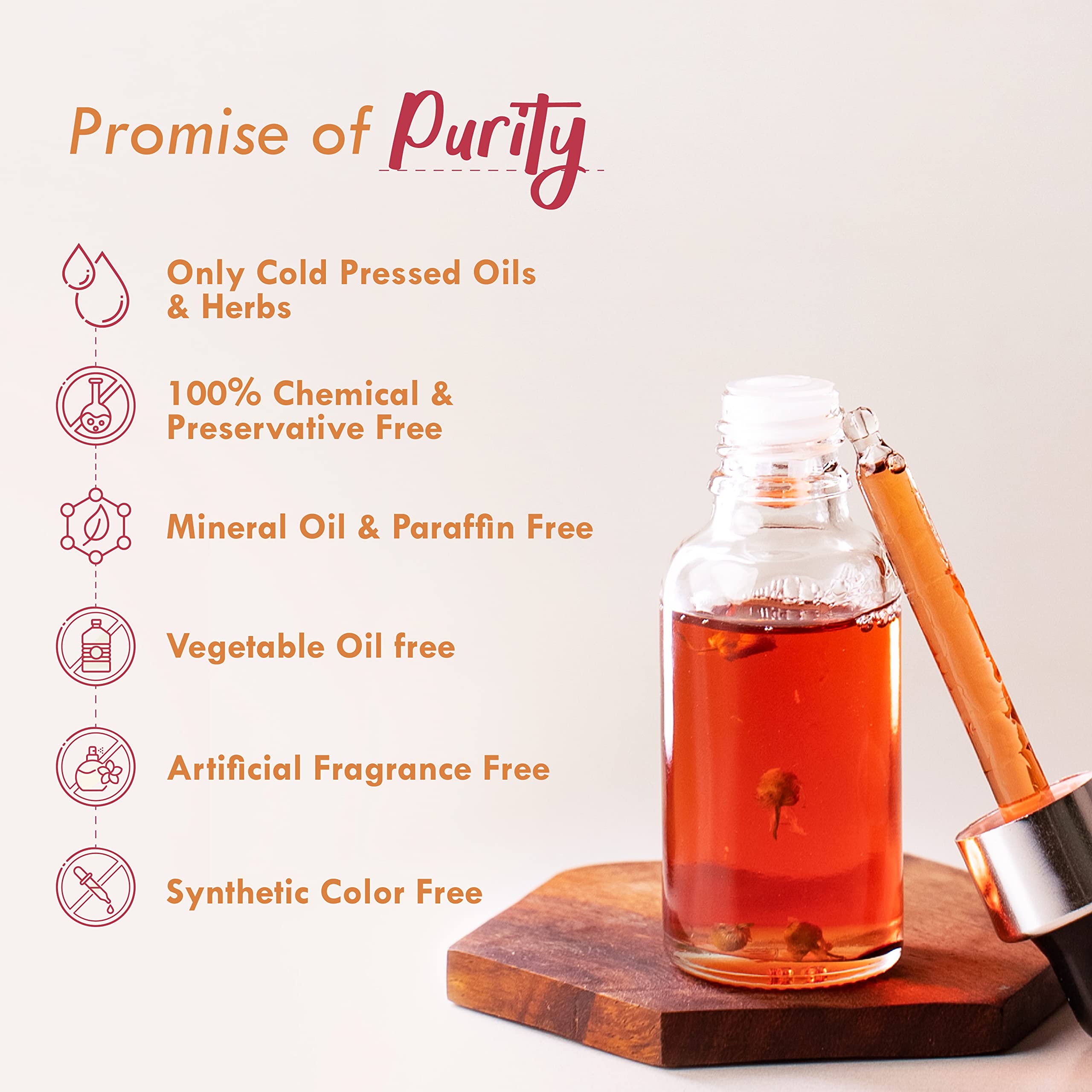 Nat Habit Walnut Anaar Mukhalaya, Face Oil For Dry Skin Deep Nourishment, with Blend of 12 Cold Pressed Oils For Dryness Reduction, No Mineral Oil or Chemical (30ml) – view 4