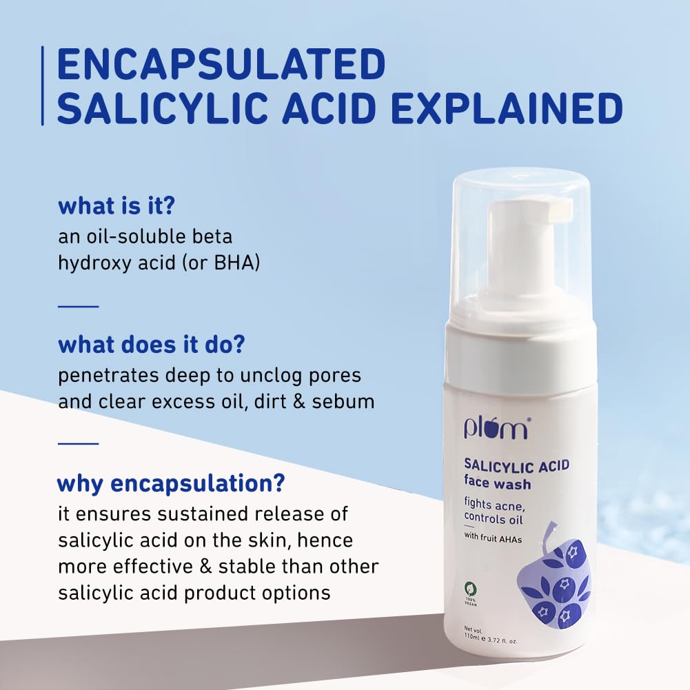 Plum 1% Encapsulated Salicylic Acid Foaming Face Wash – view 8