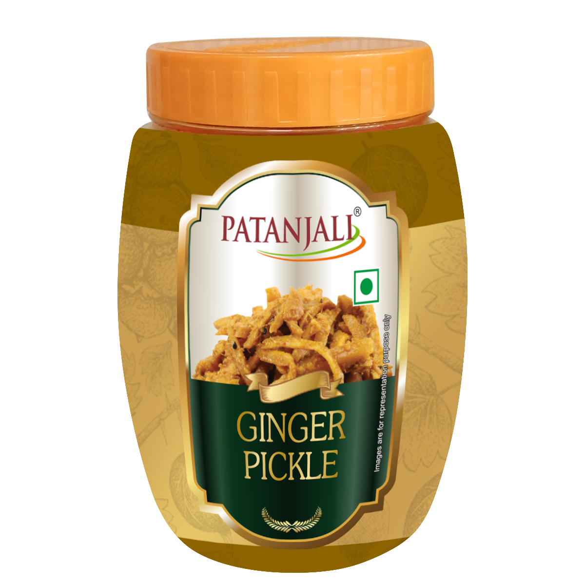 Patanjali ginger pickle pouch for 1 kg vegetarian pickle