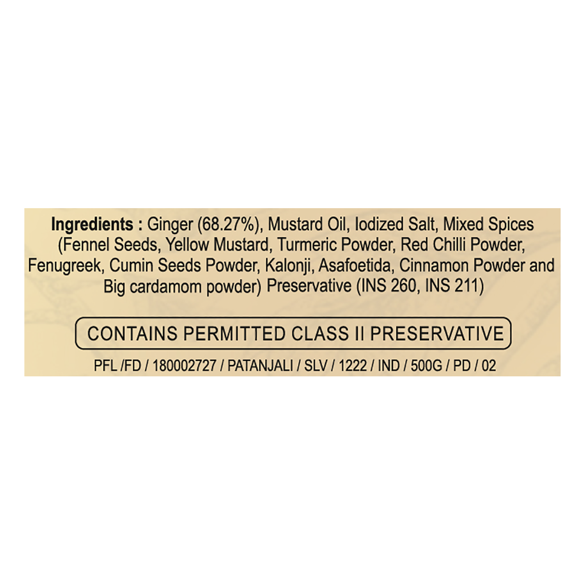 Patanjali Ginger Pickle 500 g – view 5