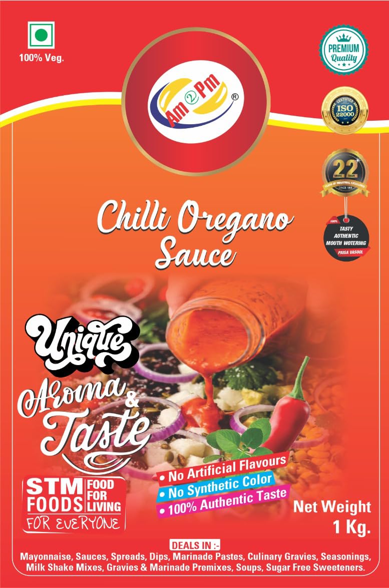 Am 2 Pm - Chilli Oregano Sauce 100% Vegan Natural Ingredients – view 5