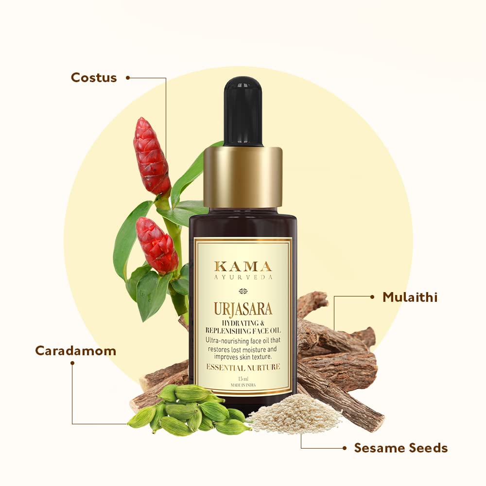 KAMA AYURVEDA URJASARA HYDRATING & REPLENISHING FACE OIL 3ML – view 5