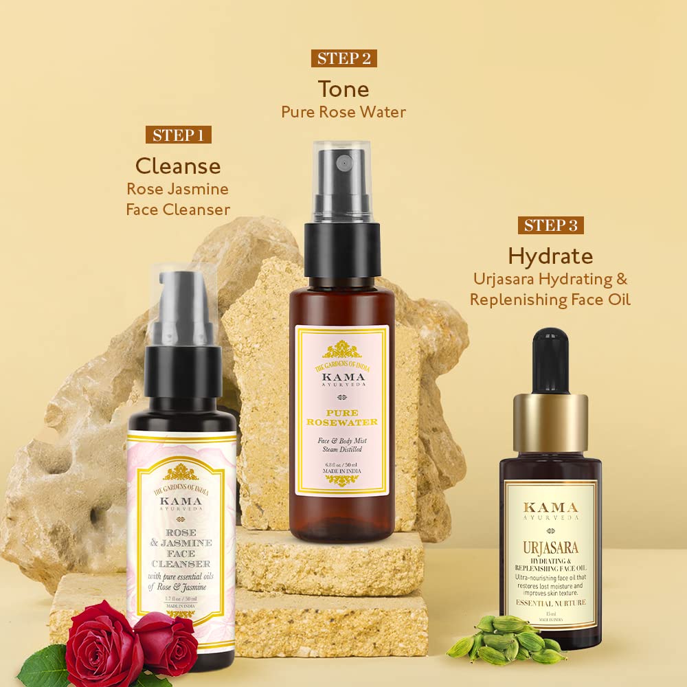 KAMA AYURVEDA URJASARA HYDRATING & REPLENISHING FACE OIL 3ML – view 7