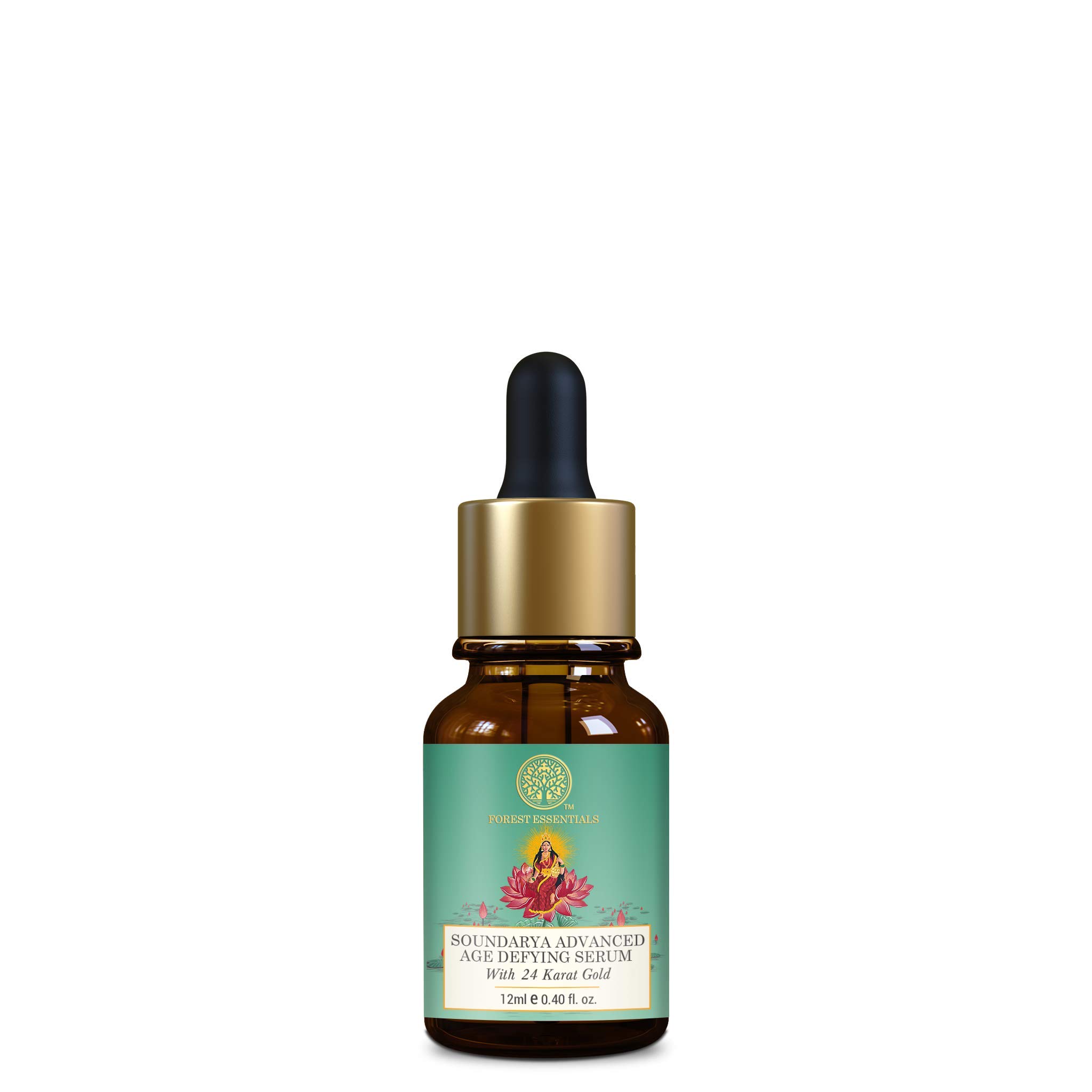Forest Essentials Soundarya Radiance Cream With 24K Gold & SPF 25& Forest Essentials Soundarya Advanced Age Defying Serum – view 5