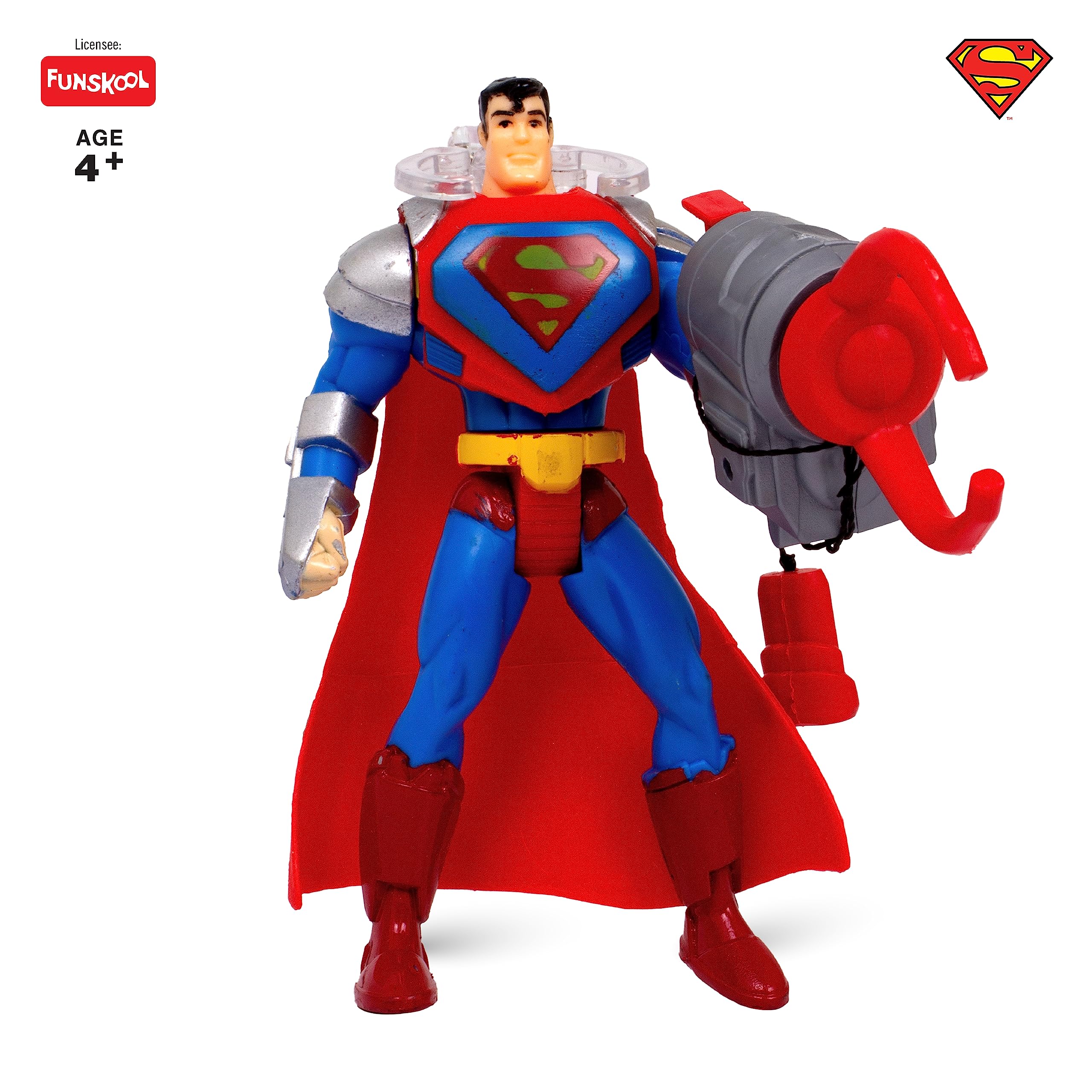 Funskool-Capture Claw Superman,Classic Action Figures with Articulation,6 inches,Collectible,for 4 Year Old Kids and Above,Toy – view 2