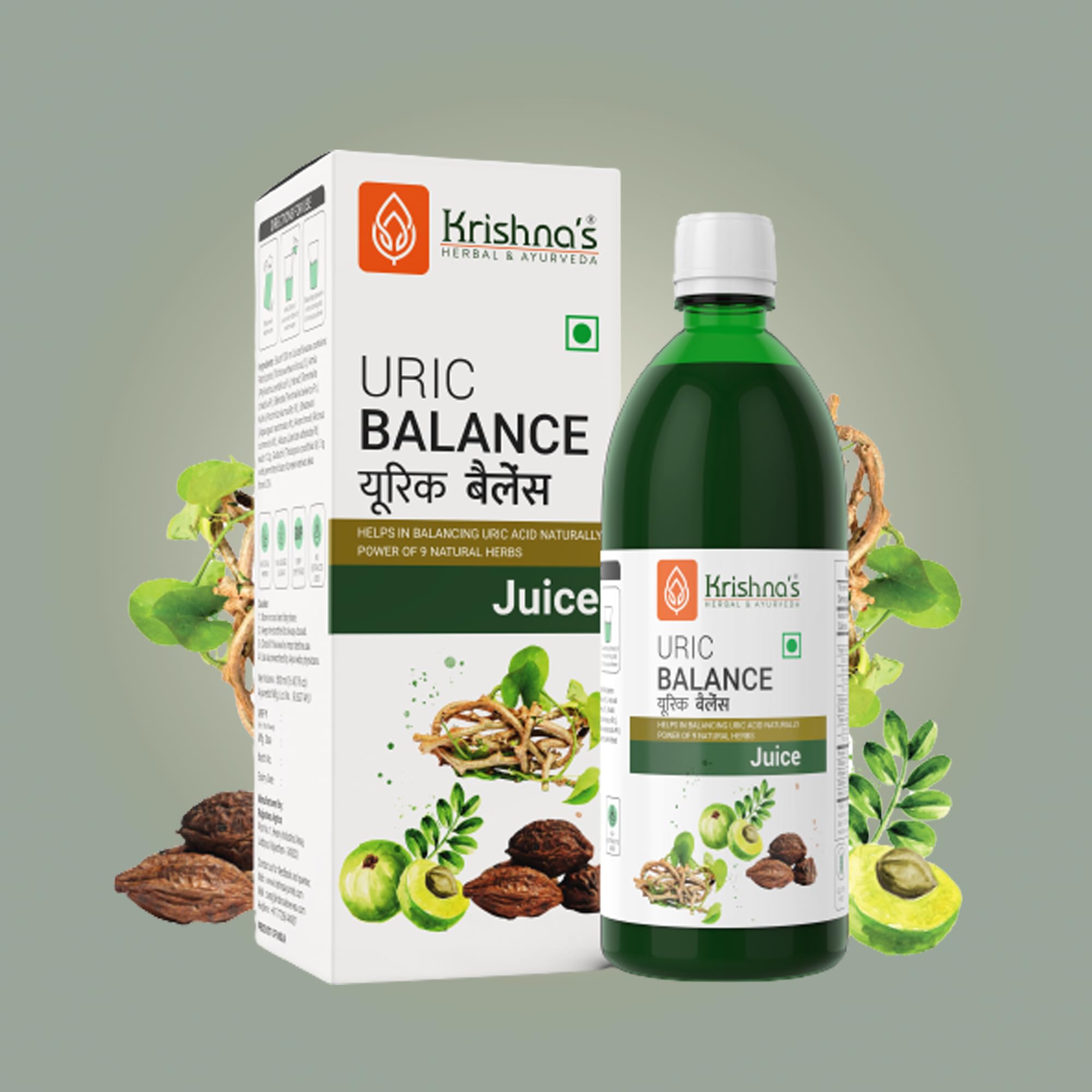 KRISHNA'S HERBAL & AYURVEDA Uric Balance Juice 1000 Ml – view 6