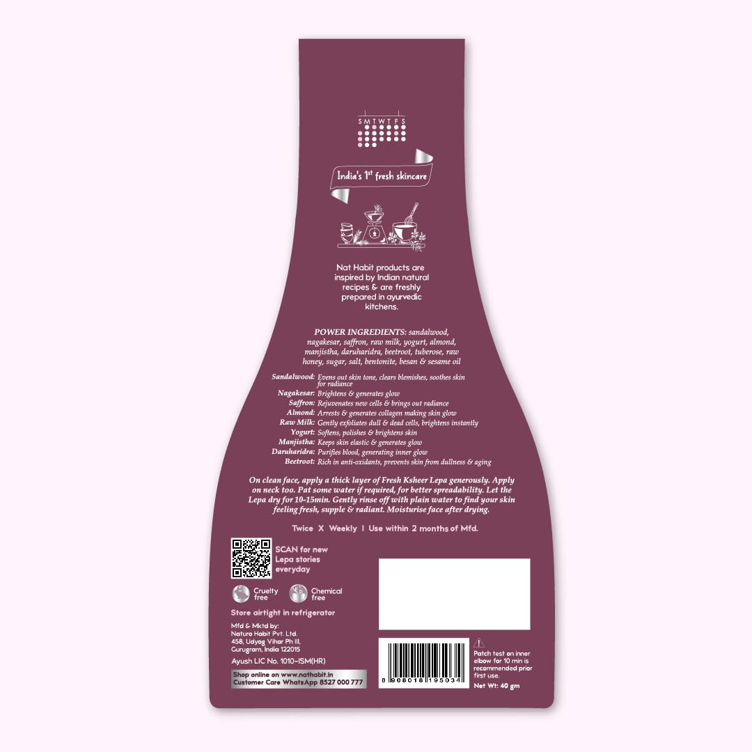 Nat Habit Chandan Nagakesar Face Pack – view 8
