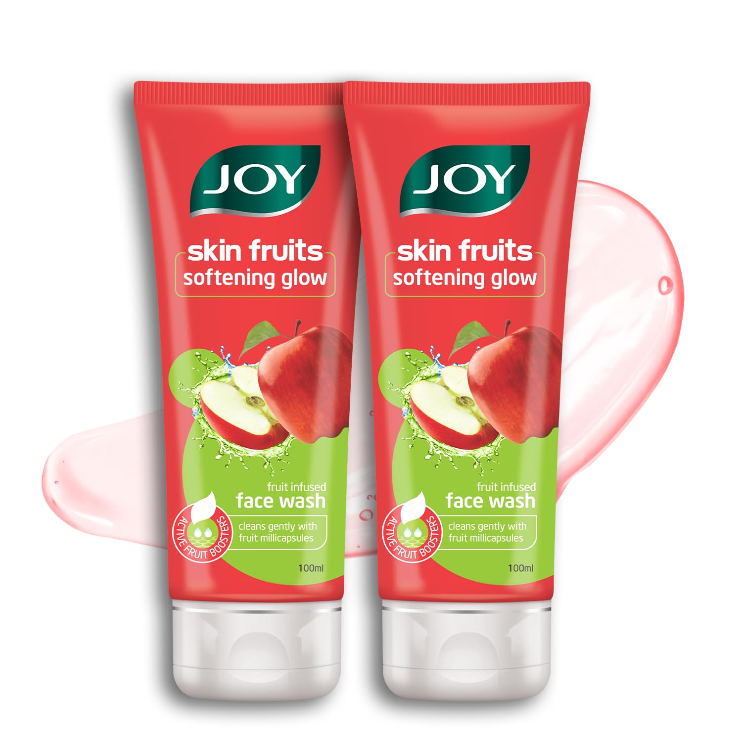 Joy apple face wash gel tubes for glowing skin