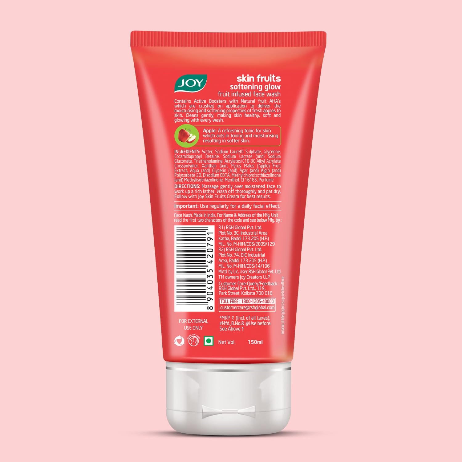 Joy Skin Fruits Apple Face Wash for Glowing Skin – view 7