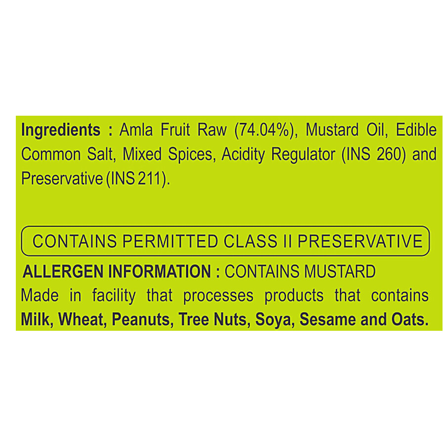 Patanjali Amla - Pickle 1 Kg – view 4