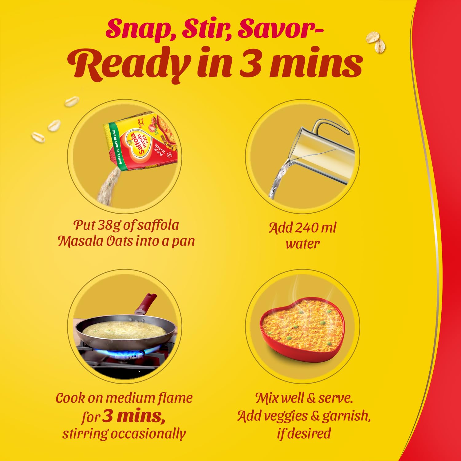 Saffola Masala Oats – view 5
