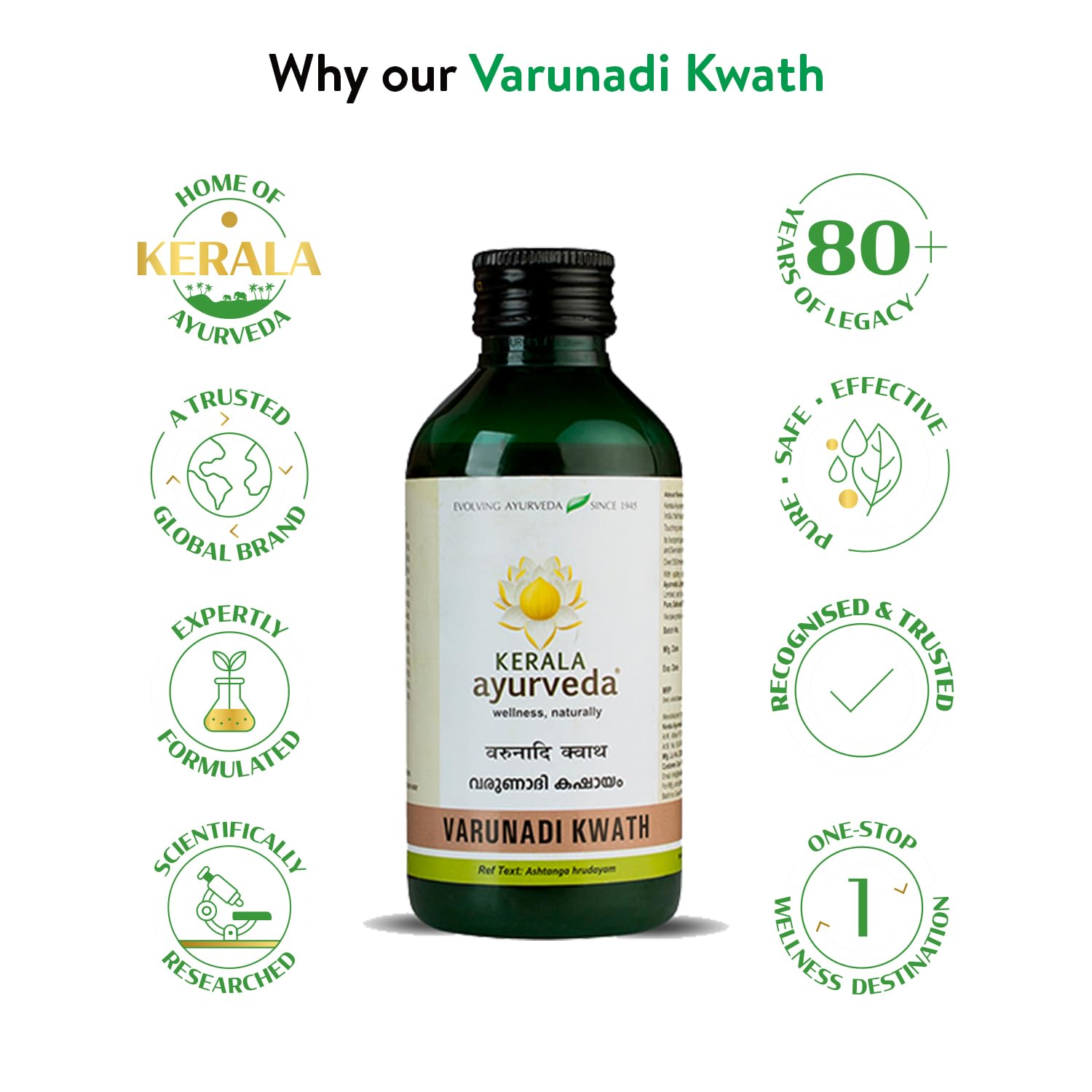 Kerala Ayurveda Varunadi Kwath 200ml – view 5