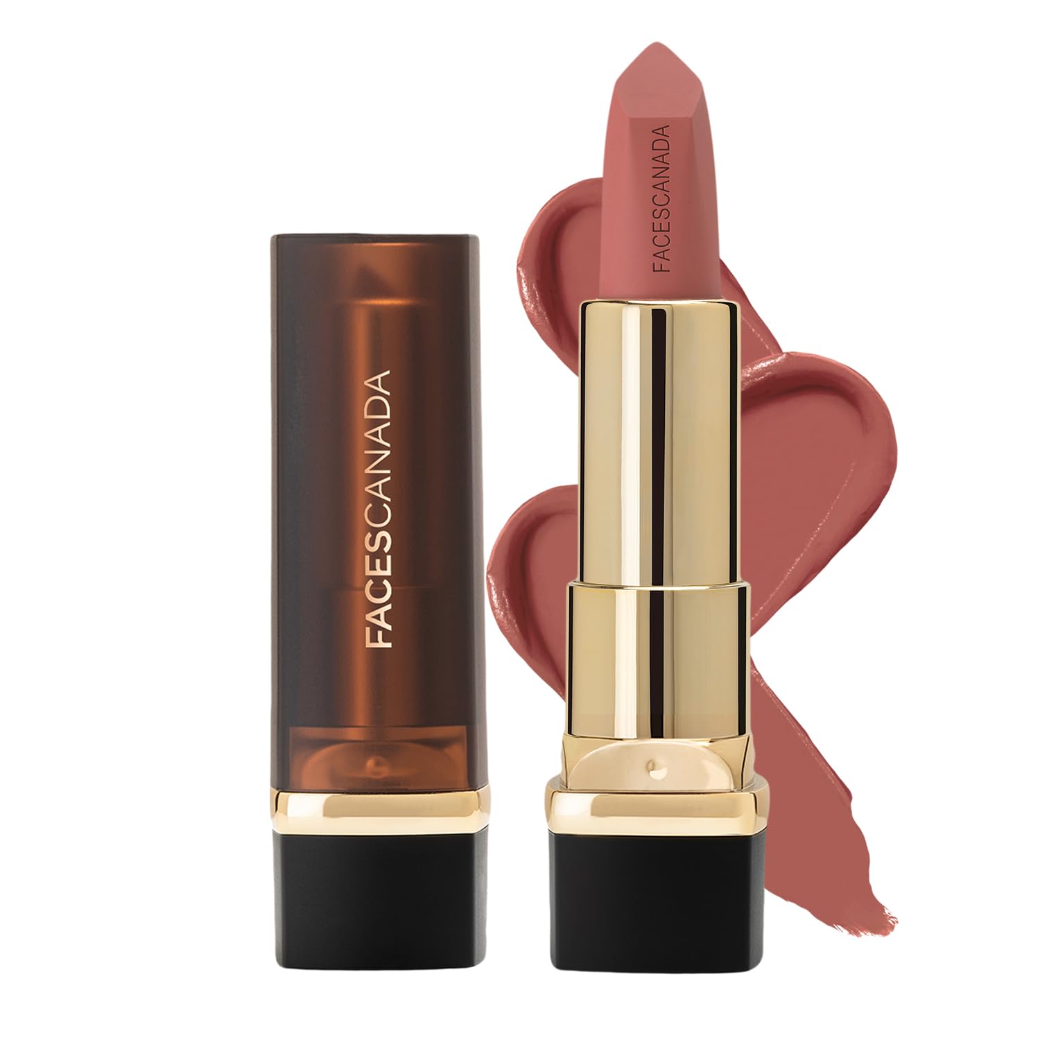Make A Wish FACESCANADA creamy matte lipstick tube and shade view