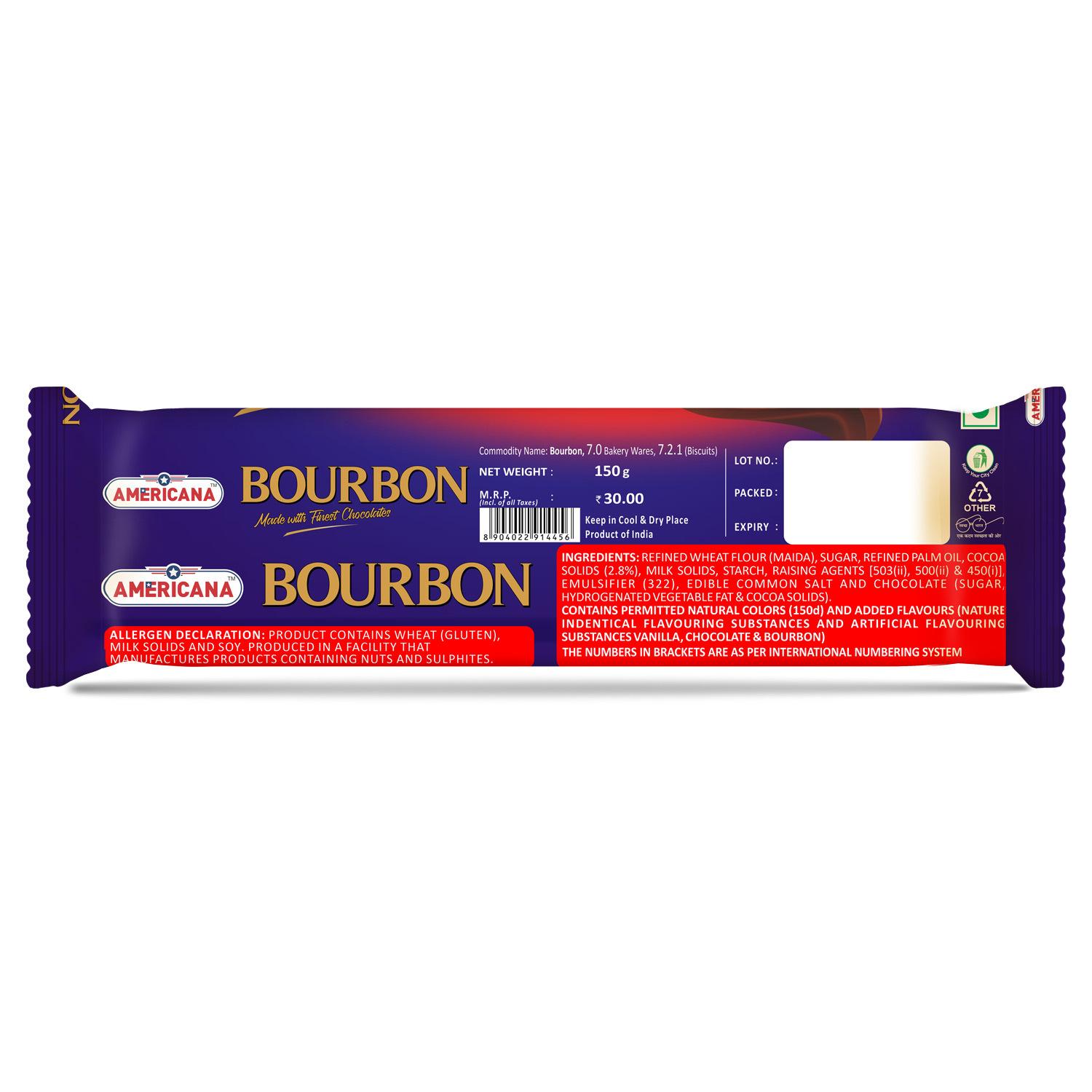 Bonn Americana Premium Chocolate Bourbonn Biscuits 150 G (Pack Of 8-150G Each) – view 2