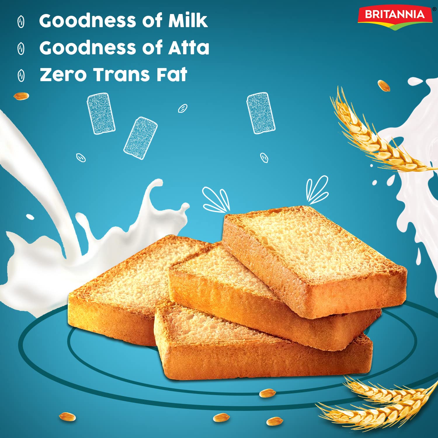 Britannia Toastea Milk Rusk Toast, 182g / 200g (Weight May Vary) – view 7