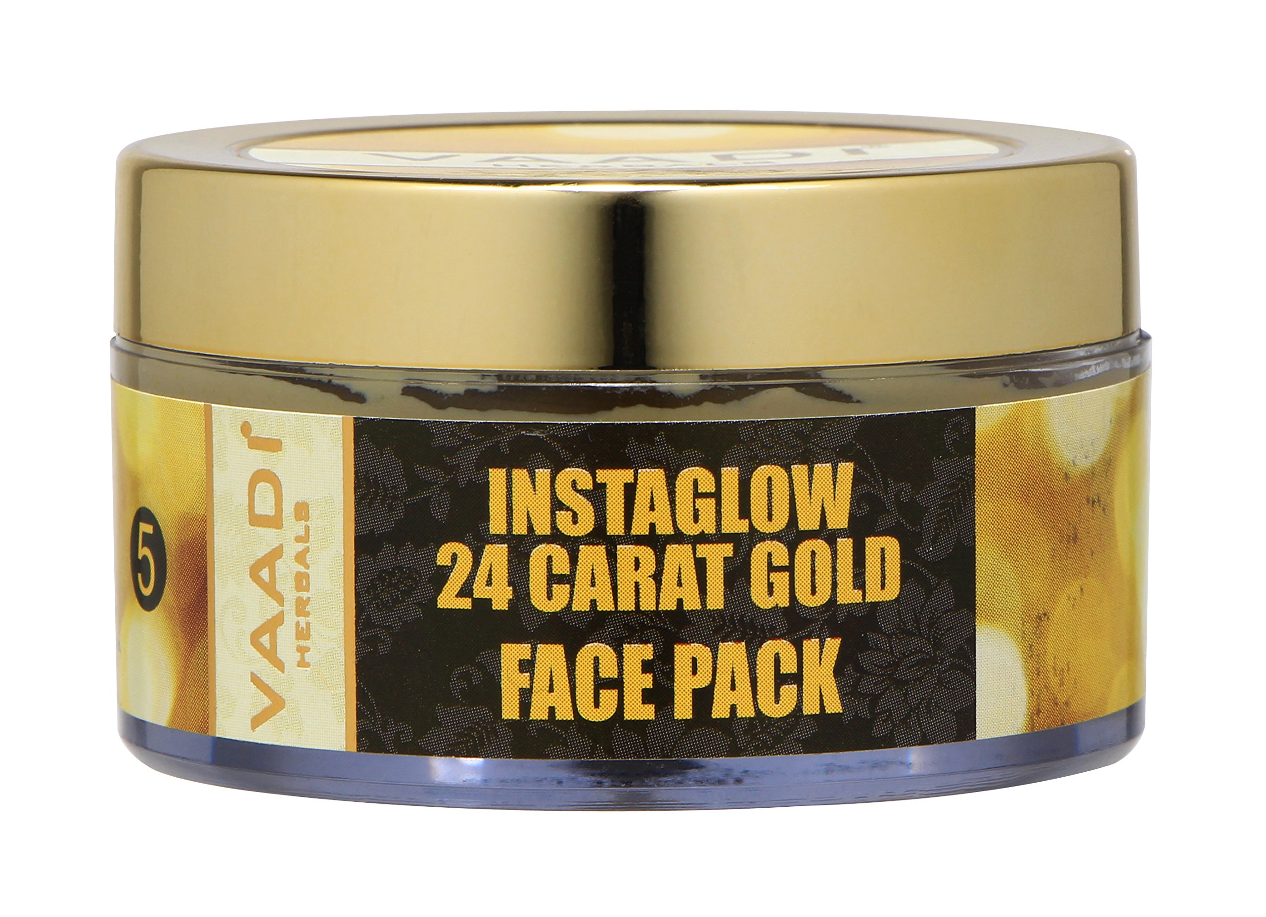 Vaadi Herbals gold face pack with vitamin E and lemon peel