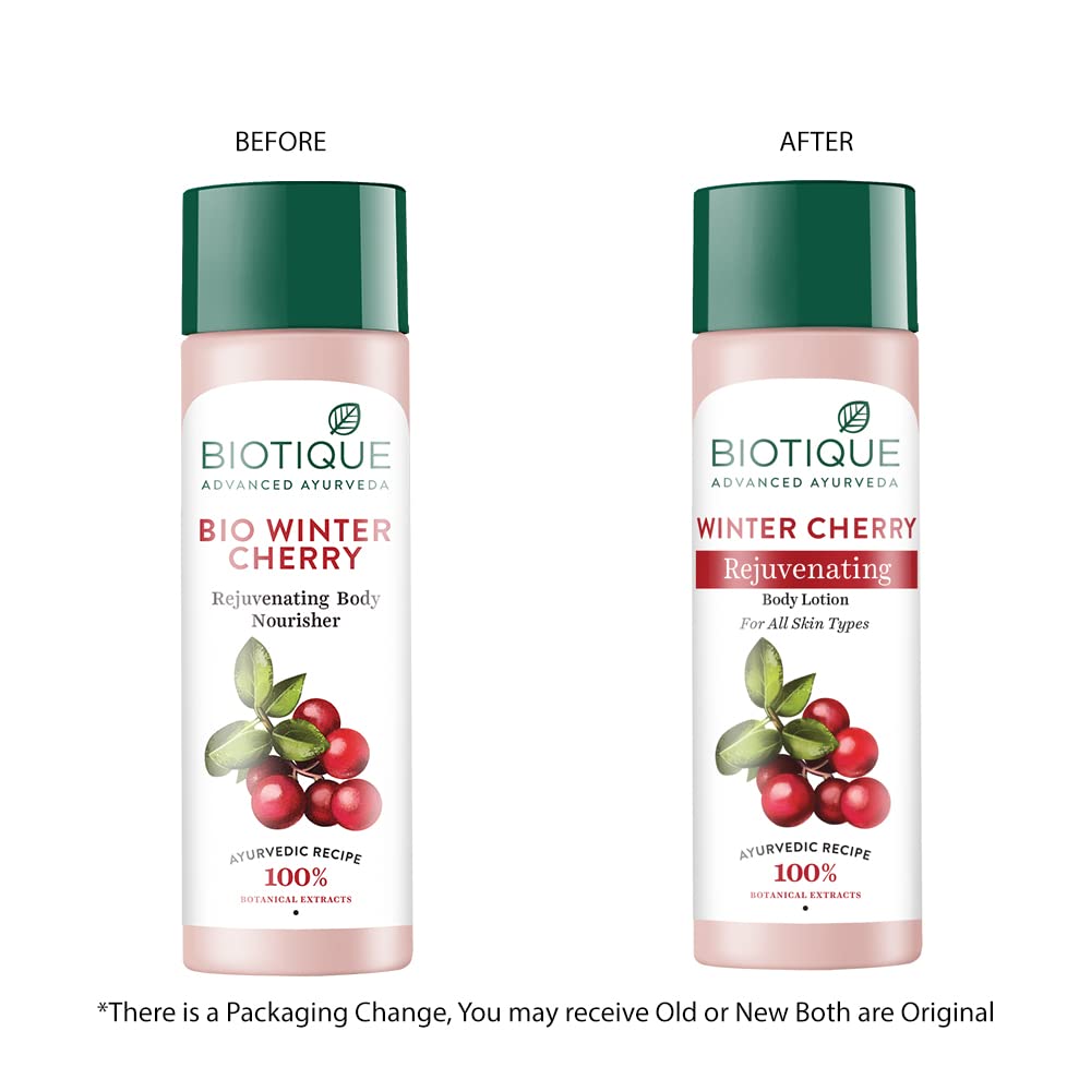 Biotique Winter Cherry Rejuvenating Body Lotion – view 3