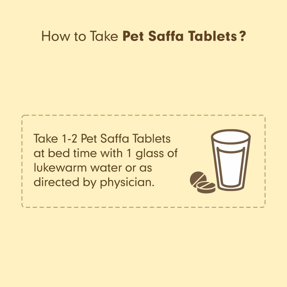 Pet Saffa Natural Laxative Tablet Eases Constipation 30 Tablet  Pack of 2 – view 6