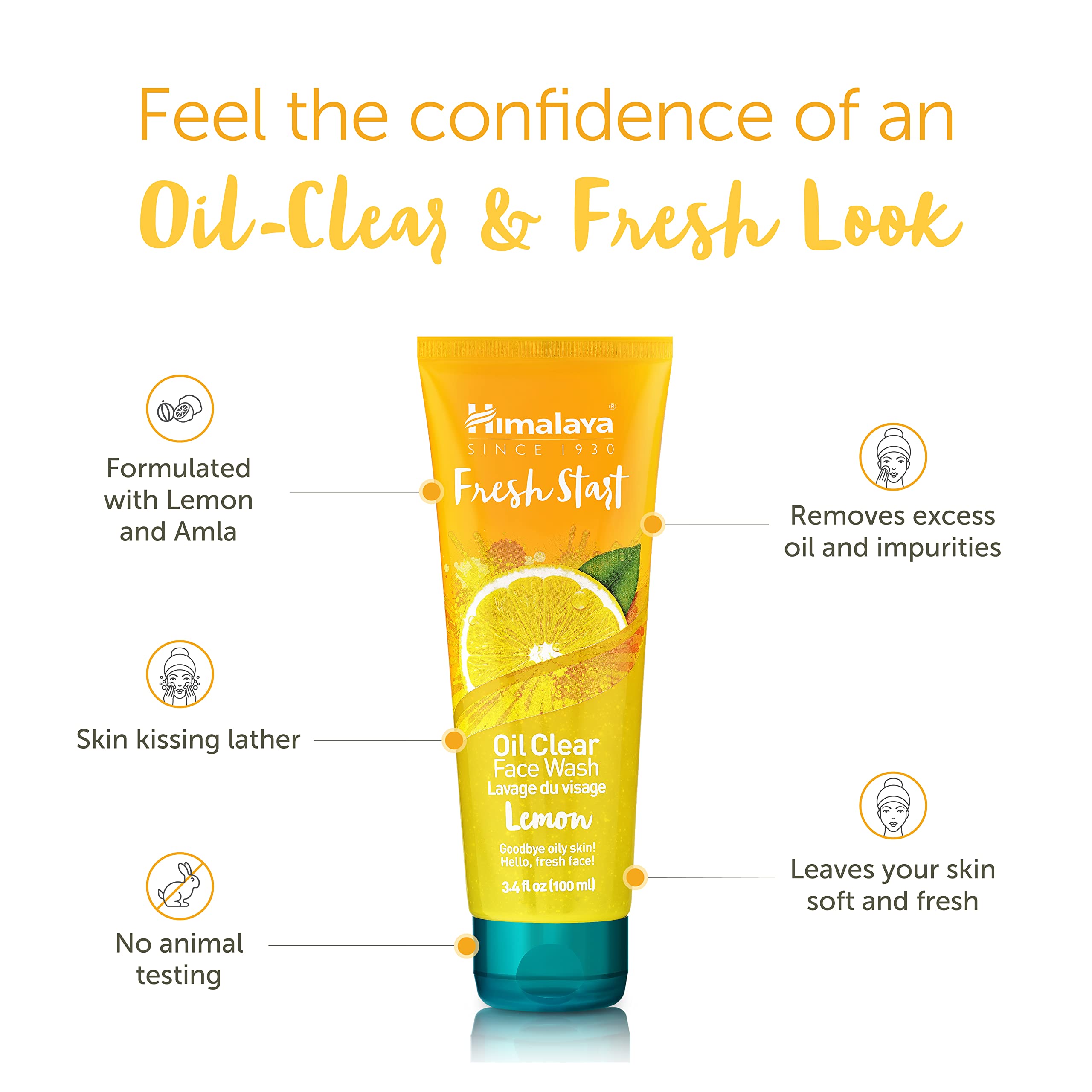 Himalaya Fresh Start Oil Clear Face Wash, Lemon, 100ml – view 5