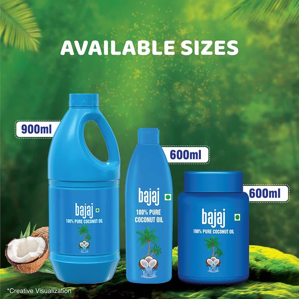 Bajaj 100% Pure Coconut Oil 300ml – view 6