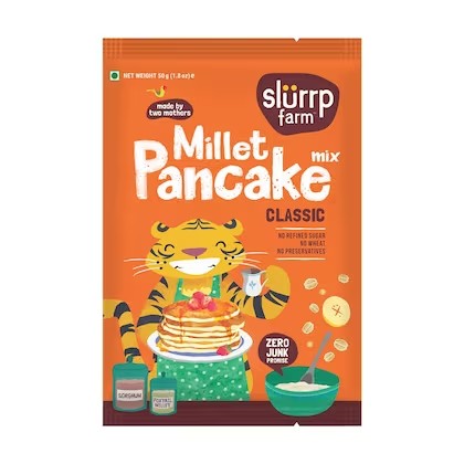 Slurrp Farm No Maida Instant Pancake Mix-Classic, 50g – view 1