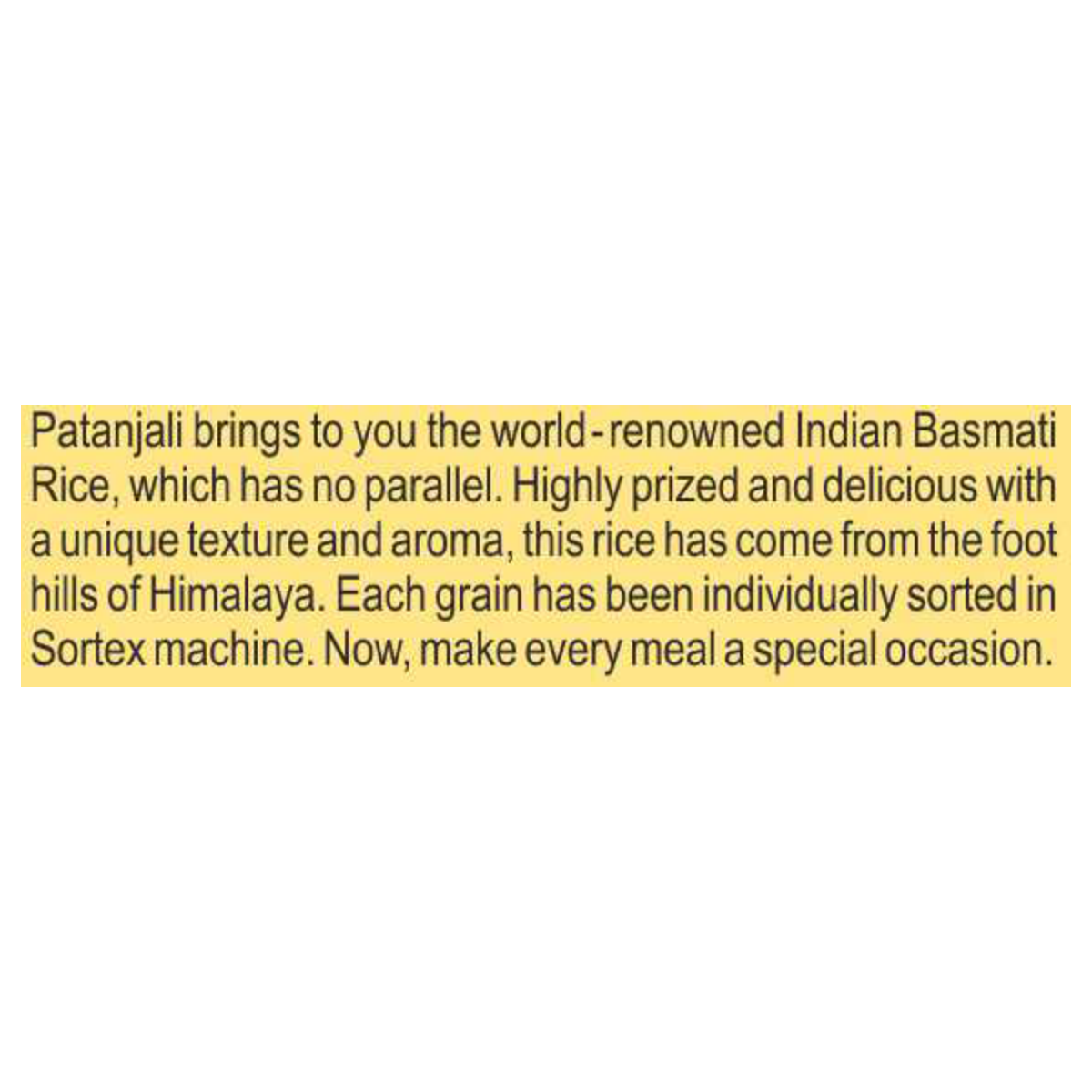 Patanjali Special Basmati Rice 1 kg – view 4